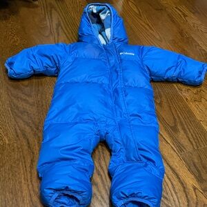 Columbia Bright Blue Infant Snowsuit
